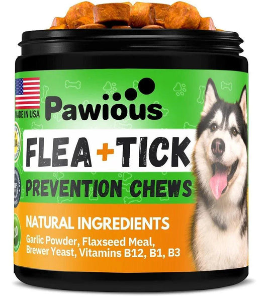 Flea and Tick Prevention for Dogs Chewables Natural Dog Flea and Tick Contro