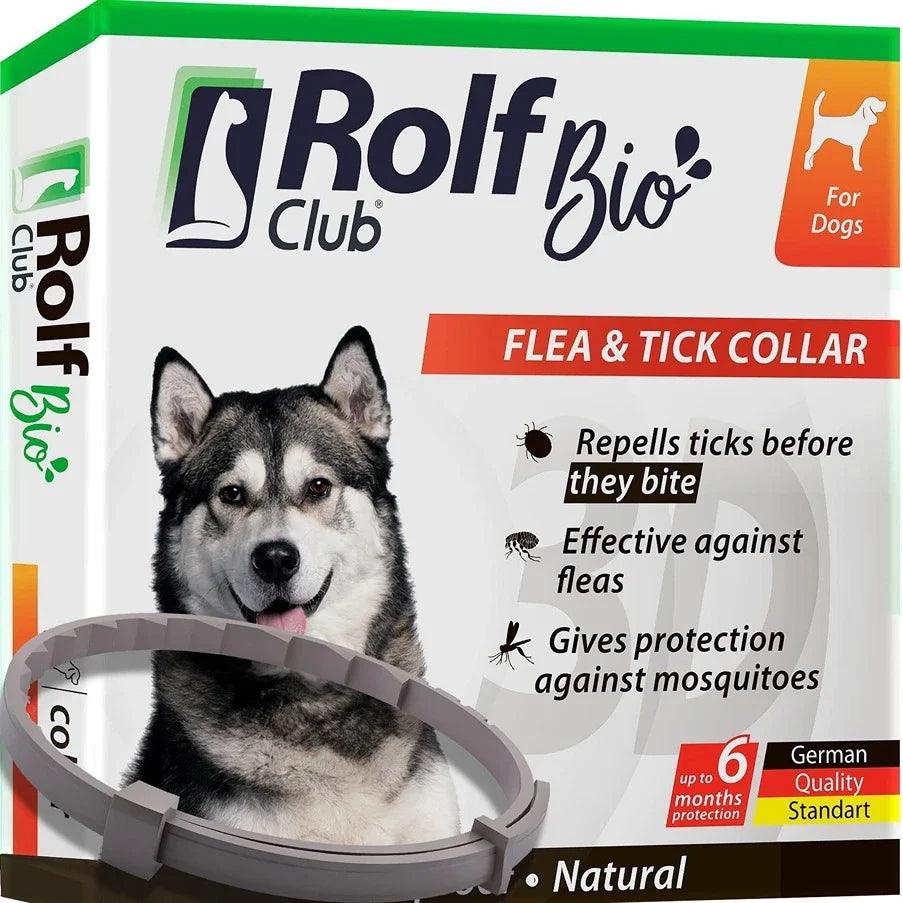 Natural Flea & Tick Collar for Dogs   6 Months Control of Best Prevention &