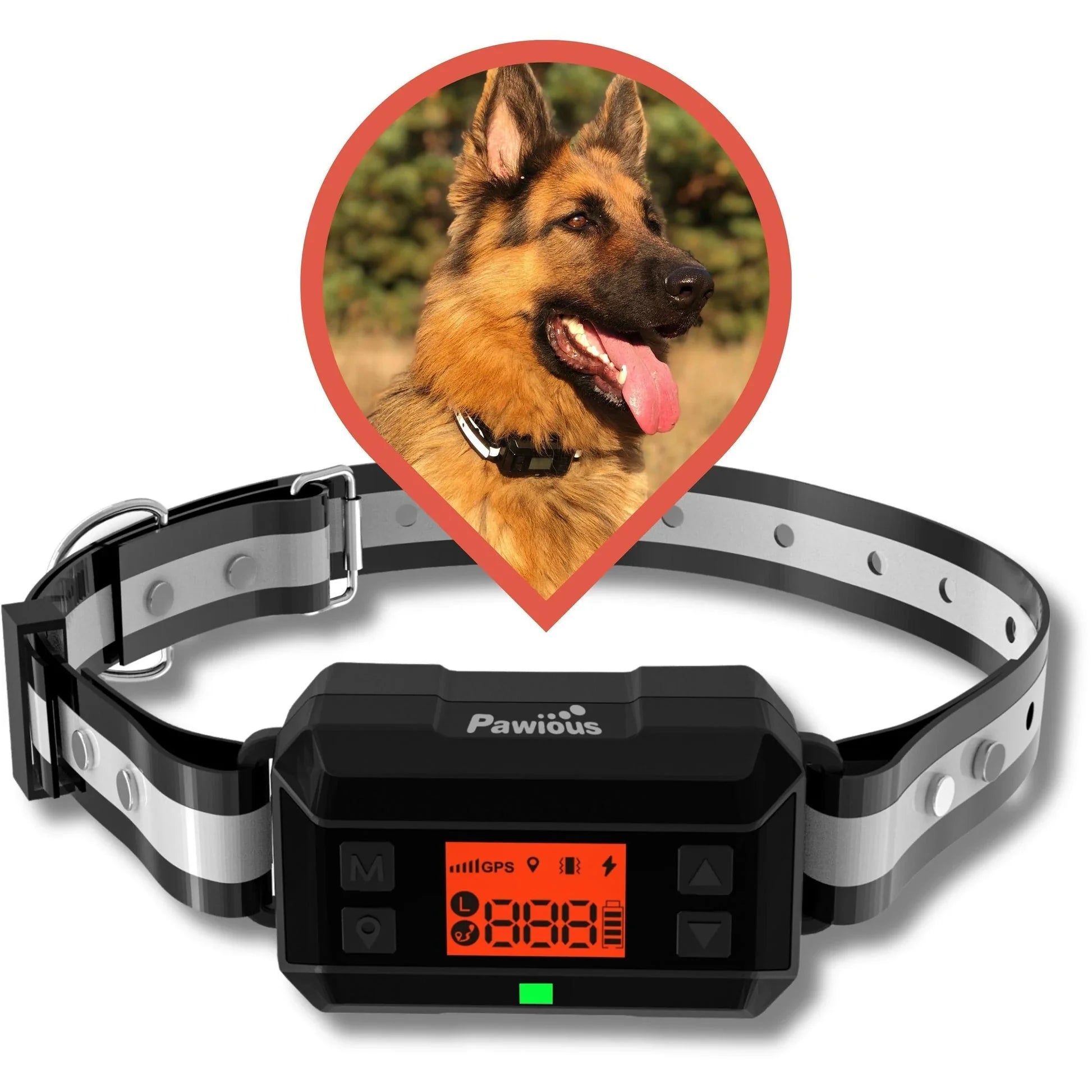 Pawious GPS Dog Fence F810 Pro 2nd Gen with GPS Signal Boost Wireless Dog