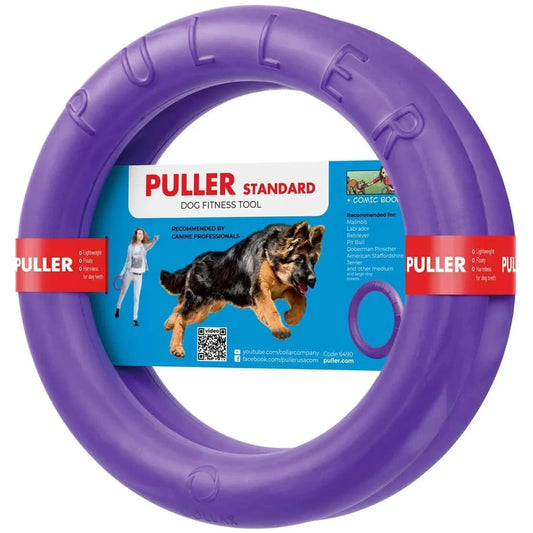 Puller Outdoor Dog Ring Toys Dog Fetch Toy & Tug of War Dog Toy for Small