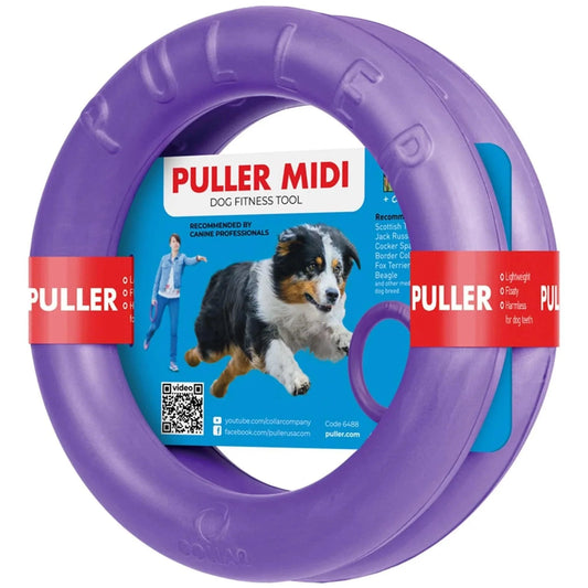 Puller Outdoor Dog Ring Toys Dog Fetch Toy & Tug of War Dog Toy for Small